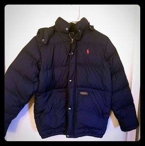 Polo Ralph Lauren Navy Blue Down Coat